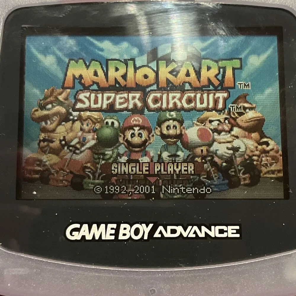 Mario Kart Super Circuit - Nintendo Game Boy Advance - Tested & Works!